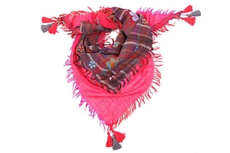 Палантин  шерсть "косынка" №73