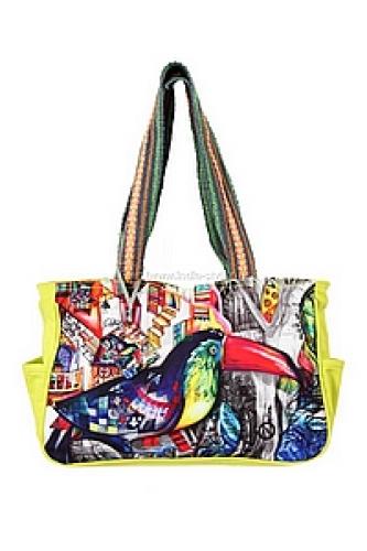 Сумка хлопок с декор. отделкой №48