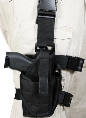 Черная кобура на ногу DELUXE  ― магазин нужных товаров у нас есть все playera.ru Тел 8-495-741-86-12 a7418612@yandex.ru  тнп карнавал праздник отдых спорт дом одежда 