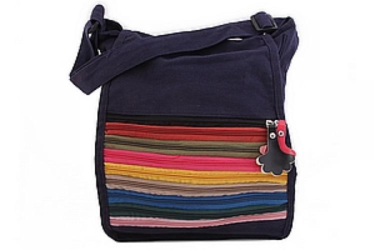 Сумка хлопок на лямке " молнии" №12