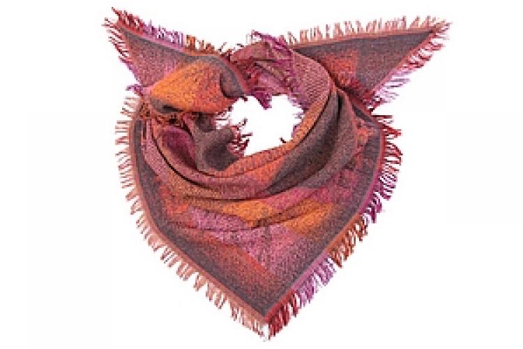 Палантин  шерсть "косынка" №160