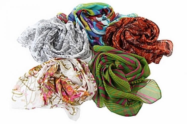 Платки шифон (набор из 5) №174