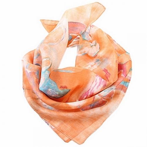 Платок шейный/135/ шелк №4