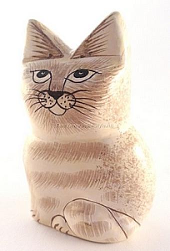 Статуэтка "Кот" папье-маше №82