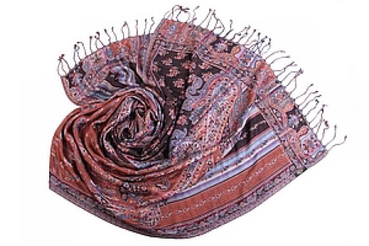 Палантин  двухсторонний вискоза №144