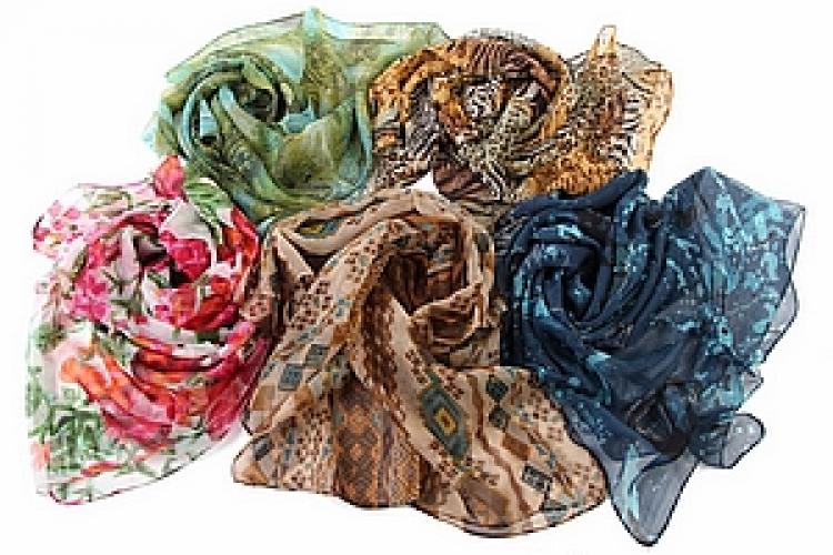 Платки шифон (набор из 5) №150