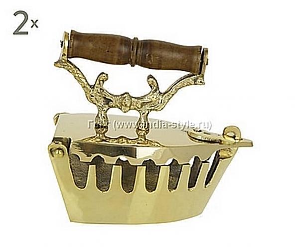 Сувенир "Утюг" латунь №197