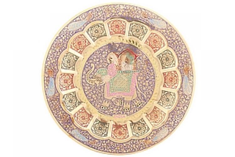 Панно 12" "Слон" эмаль №65