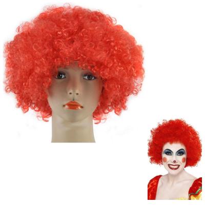  Парик Клоуна (объемные крудряшки 200 грамм) красный 