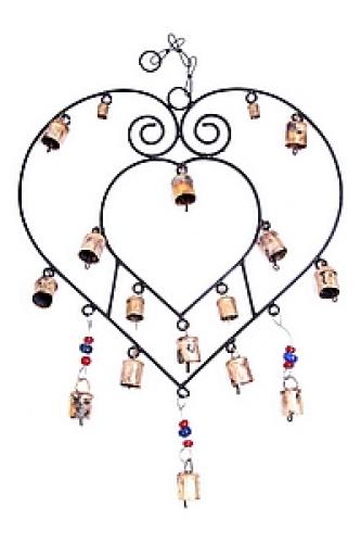 Колокольчик подвесной антик №76