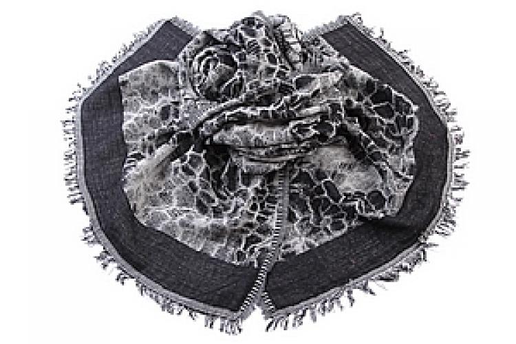 Палантин (шерсть  вареная) №106