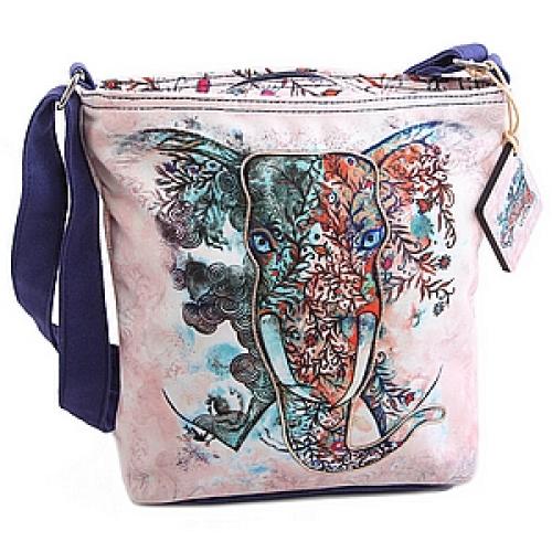 Сумка хлопок с декор. отделкой №35