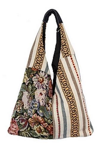 Сумка хлопок с декор. отделкой №183