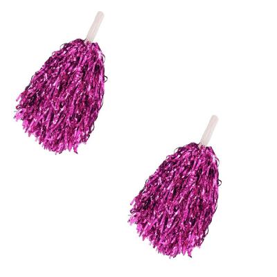  Пом пом (2 штуки) фиолетовый с ручками 