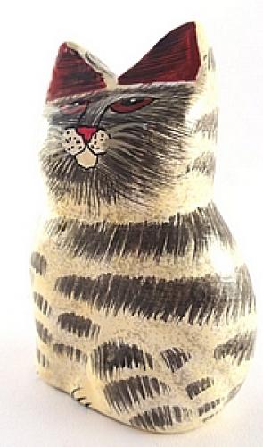 Статуэтка "Кот" папье-маше №168