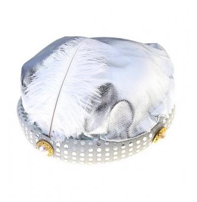  Шляпа Султана - серебрянная 