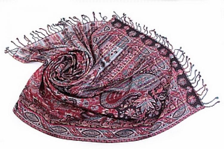 Палантин  двухсторонний вискоза №118