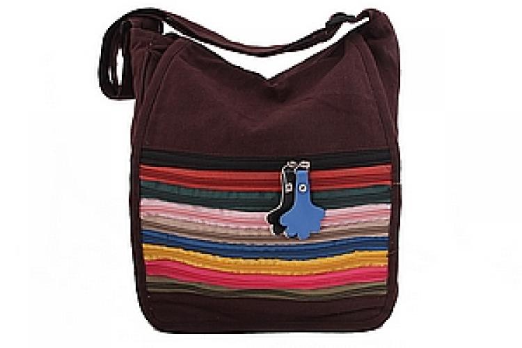 Сумка хлопок на лямке " молнии"  №92