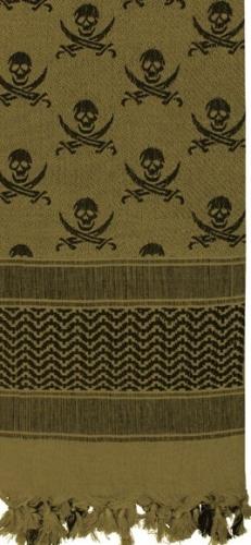 Шемаг с черепами оливковый  ― магазин нужных товаров у нас есть все playera.ru Тел 8-495-741-86-12 a7418612@yandex.ru  тнп карнавал праздник отдых спорт дом одежда 