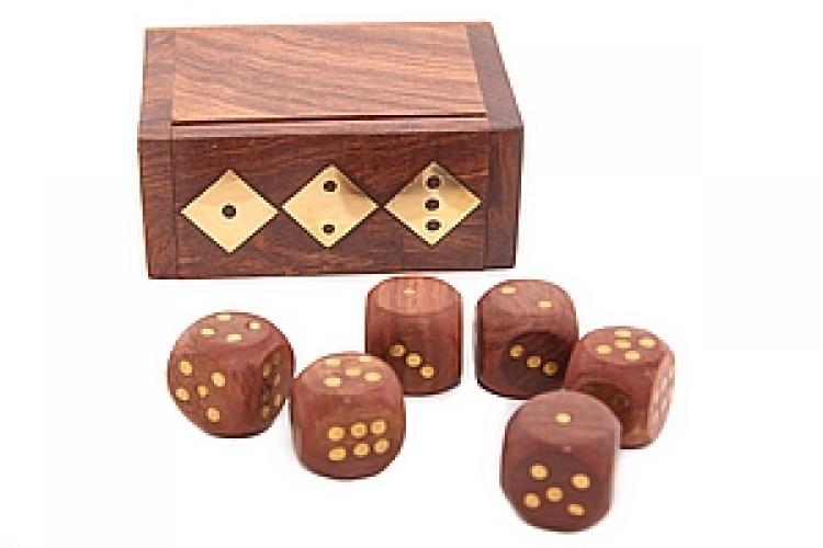 Сувенир "Кости" (дерево) №40