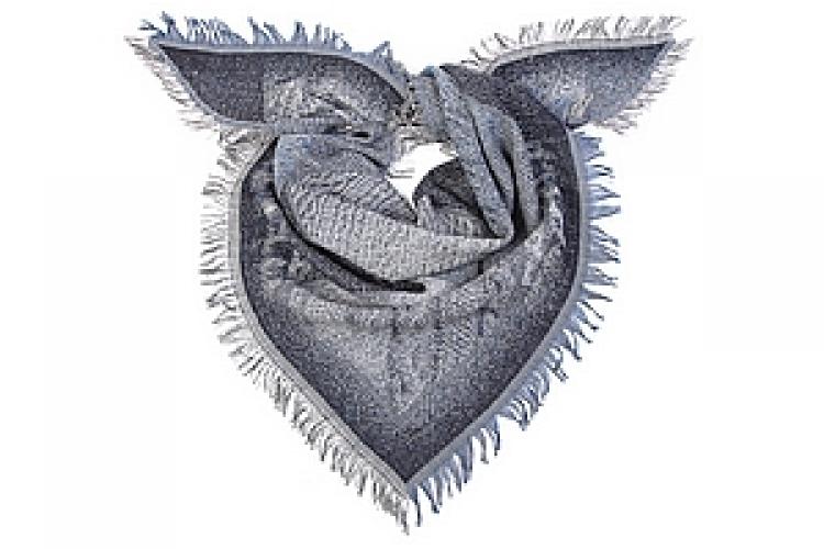 Палантин  шерсть "косынка" №20