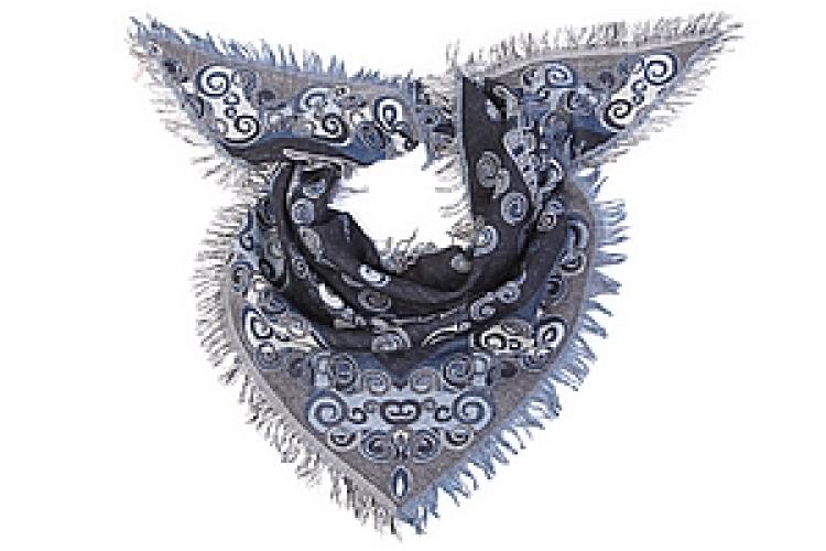 Палантин  шерсть "косынка" №74