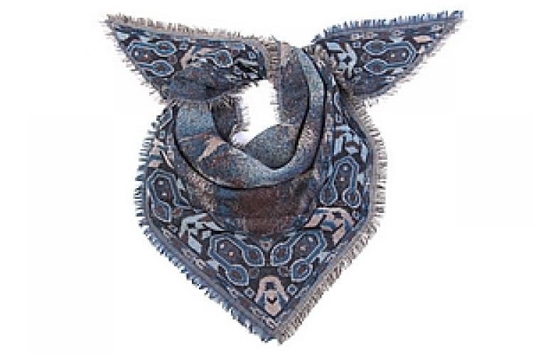 Палантин  шерсть "косынка" №88