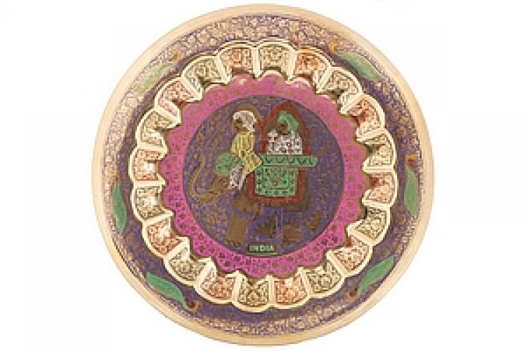 Панно 17" "Слон" эмаль №125