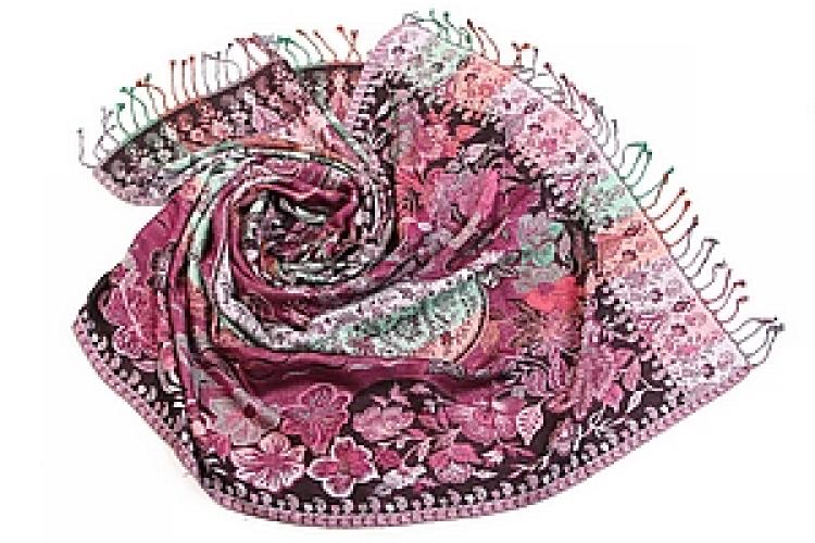 Палантин  двухсторонний вискоза №136