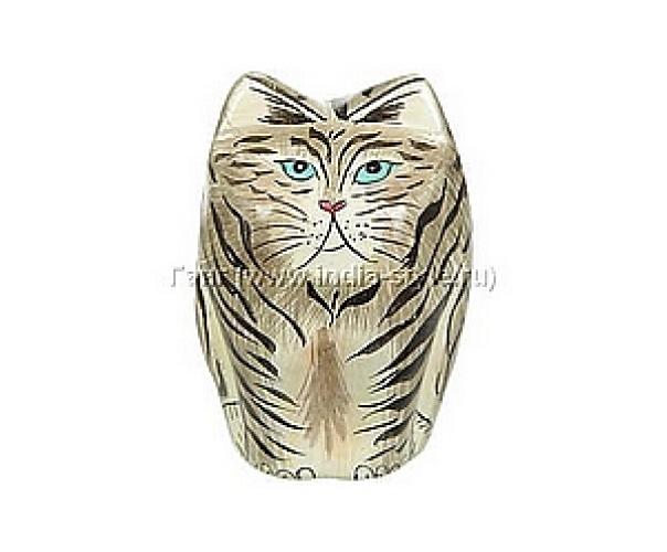 Статуэтка "Кот" папье-маше №177