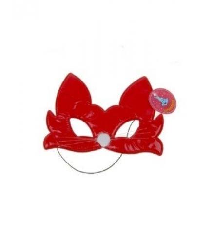 Красная маска с золотистой окантовкой - купить 