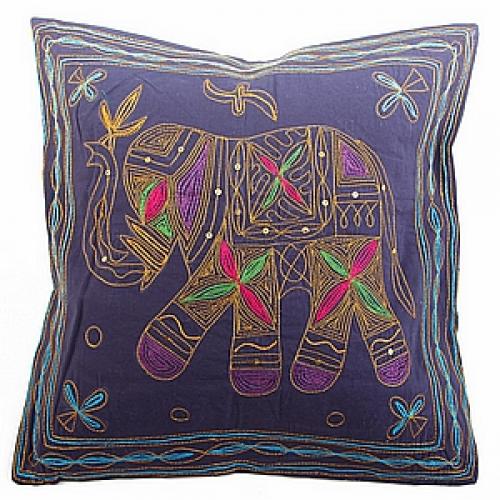 Наволочка с вышивкой "Слон" №80