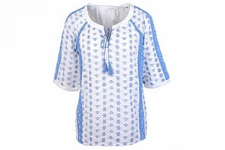 Блузка (хлопок) с вышивкой №147