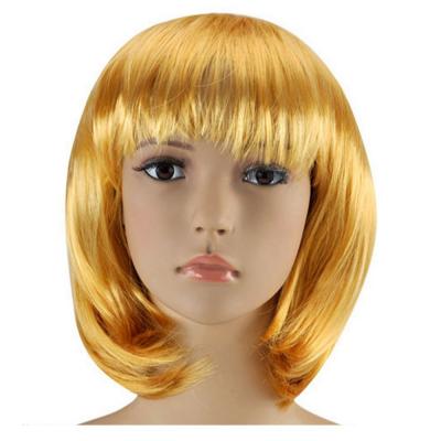  Парик Каре золотой 