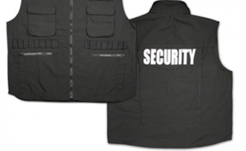 Черный жилет SECURITY  ― магазин нужных товаров у нас есть все playera.ru Тел 8-495-741-86-12 a7418612@yandex.ru  тнп карнавал праздник отдых спорт дом одежда 