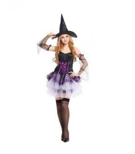Костюм кокетливой ведьмочки фиолетовый - купить 