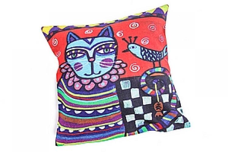 Наволочка "DJ принт" декор. (хлопок) №117