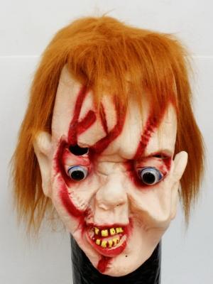  Маска Чаки с волосами 