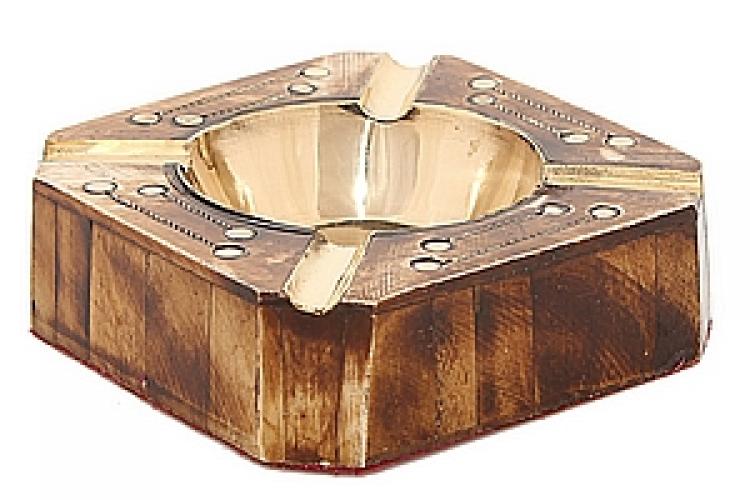 Пепельница с инкрустацией (кость)  №191