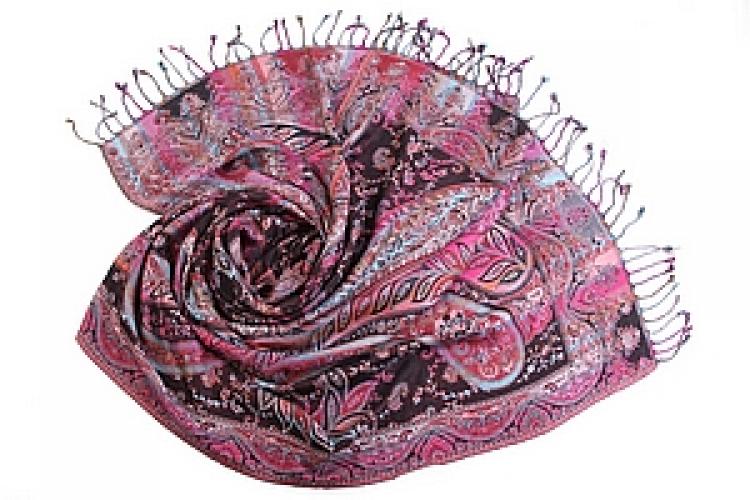 Палантин  двухсторонний вискоза №168