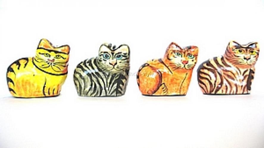 Статуэтка "Кот" папье-маше №36