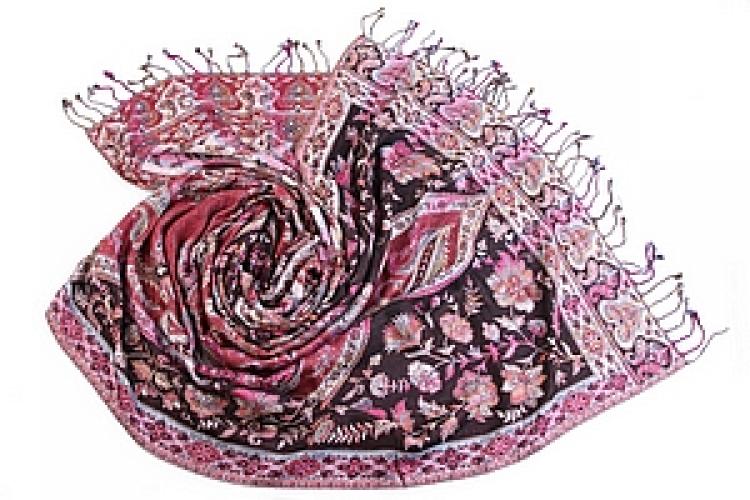 Палантин двухсторонний вискоза №8