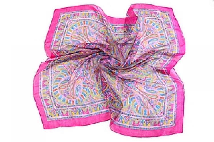 Платок (шелк 100%)     №129