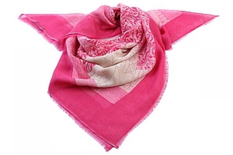 Платок (шерсть 92% шелк 8%) принт  №150