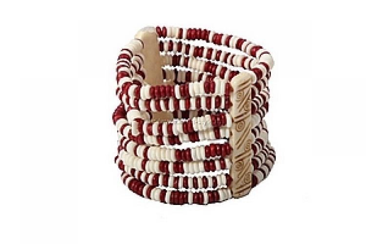 Украшение  Браслет   кость буйвола №139