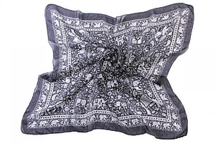 Платок (шелк 100%)     №66