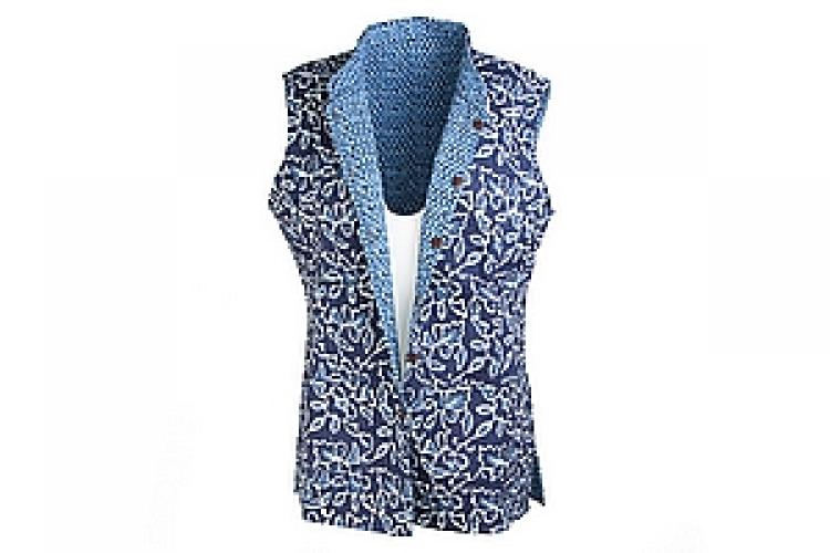 Жилет двухсторонний стеганый (хлопок) №81