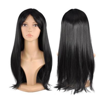  Парик прямые локаны - черный 