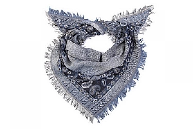 Палантин  шерсть "косынка" №53