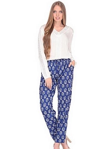 Блузка (вискоза креп) с кружевом №13